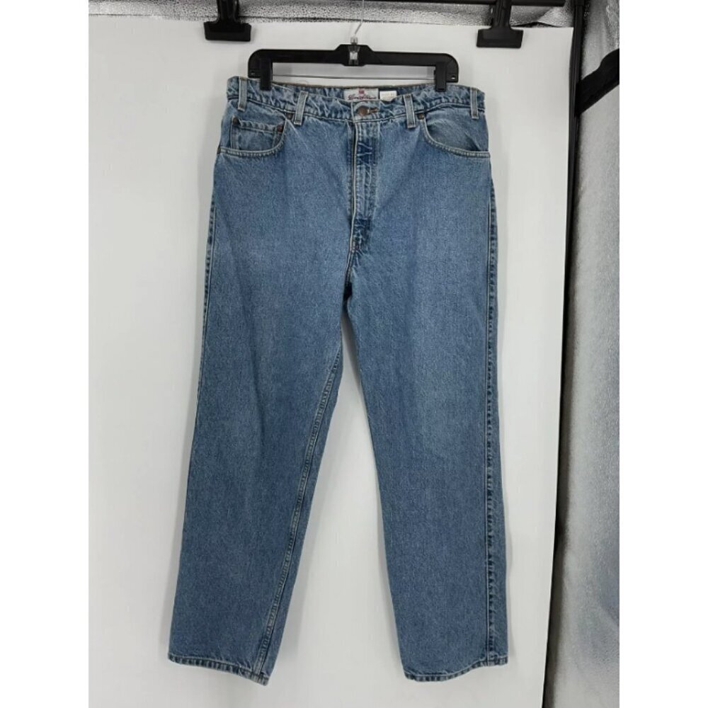 Levi Strauss Signature Jeans Pants Relaxed Fit Denim 38x30 Vintage